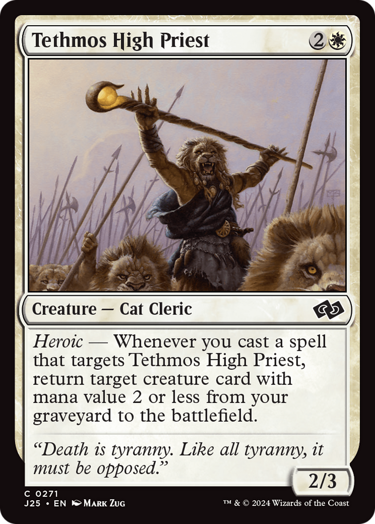 Tethmos High Priest [Foundations Jumpstart] | Tables and Towers