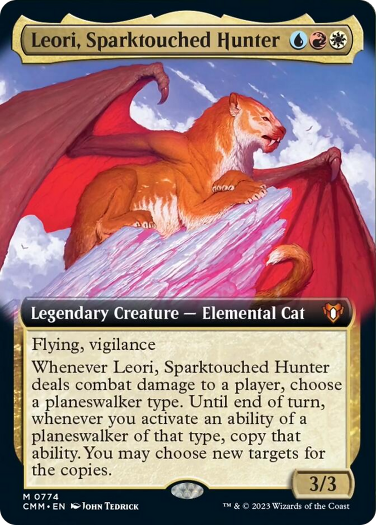 Leori, Sparktouched Hunter (Extended Art) [Commander Masters] | Tables and Towers