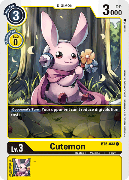 Cutemon [BT5-033] [Battle of Omni] | Tables and Towers