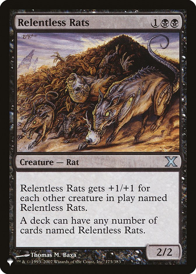 Relentless Rats [The List] | Tables and Towers