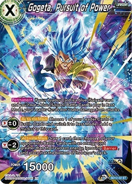 Gogeta, Pursuit of Power (SD12-02) [Rise of the Unison Warrior 2nd Edition] | Tables and Towers