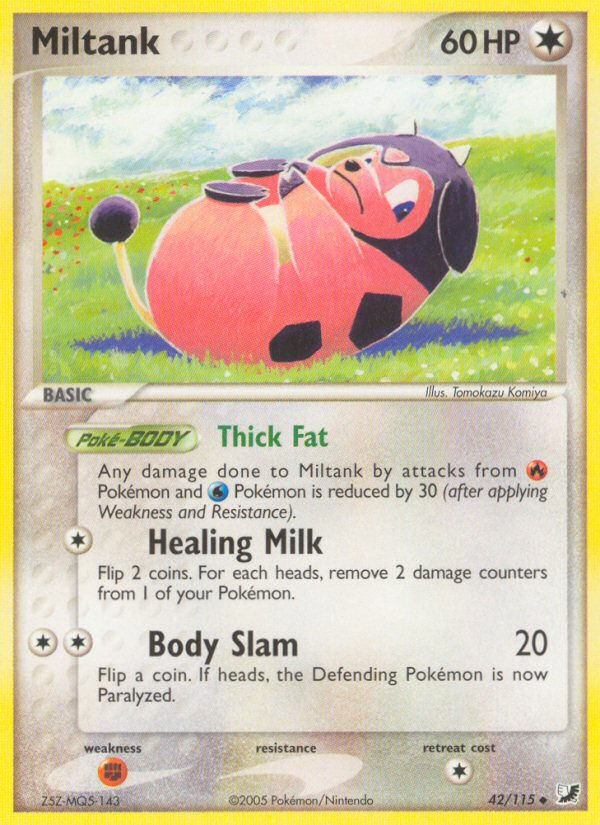 Miltank (42/115) [EX: Unseen Forces] | Tables and Towers