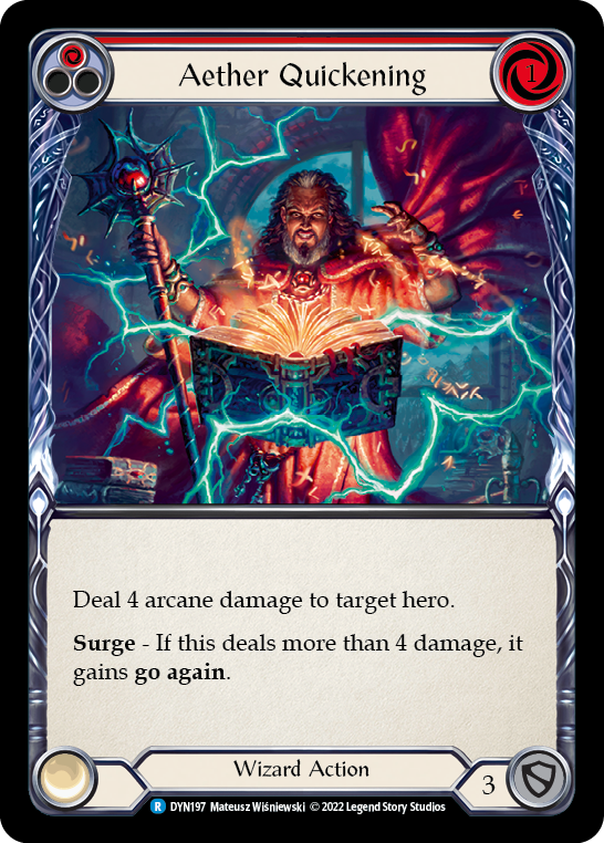 Aether Quickening (Red) [DYN197] (Dynasty) | Tables and Towers