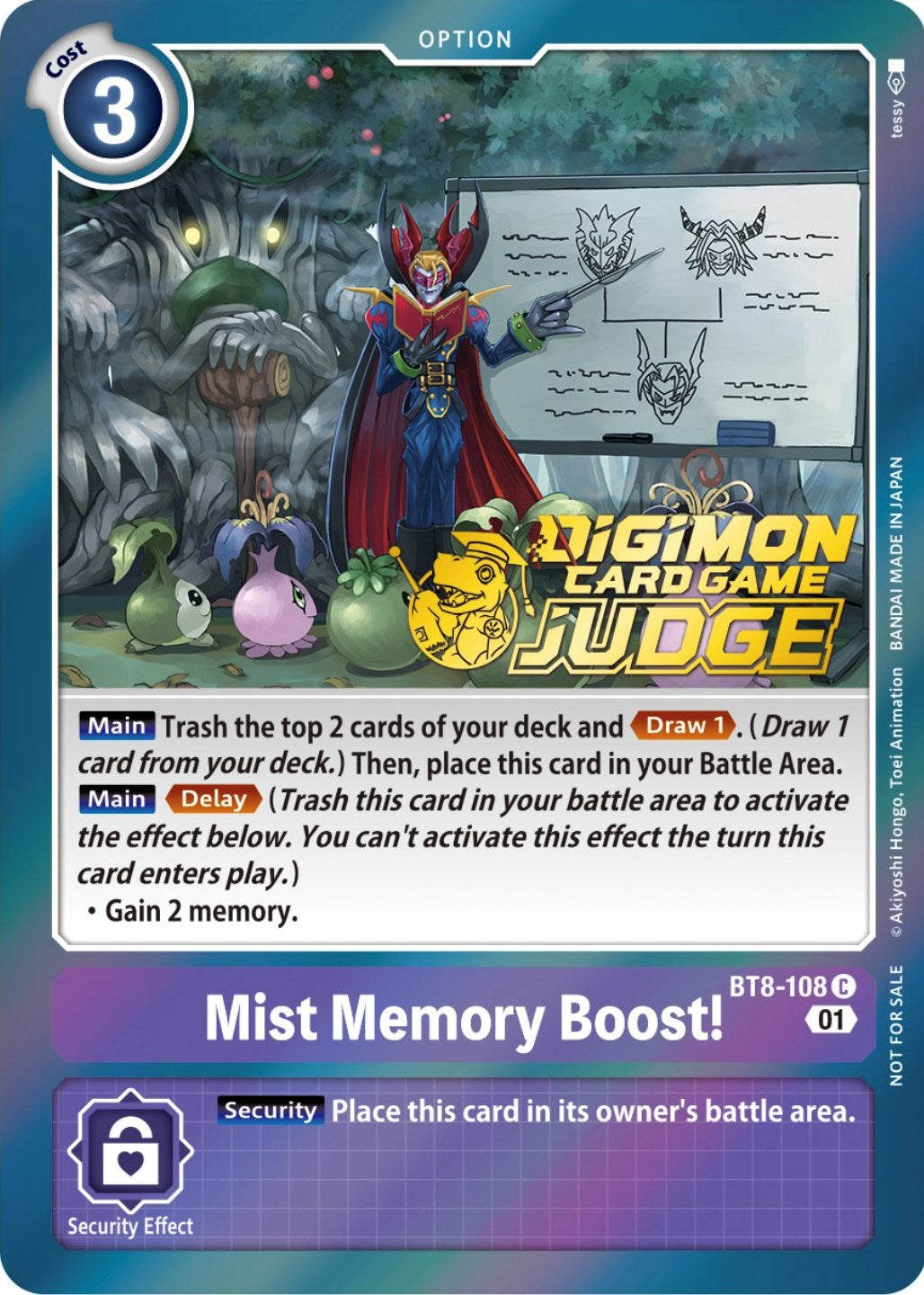 Mist Memory Boost! [BT8-108] (Judge Pack 3) [New Awakening Promos] | Tables and Towers