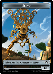 Illusion // Servo Double-Sided Token [Modern Horizons 3 Commander Tokens] | Tables and Towers