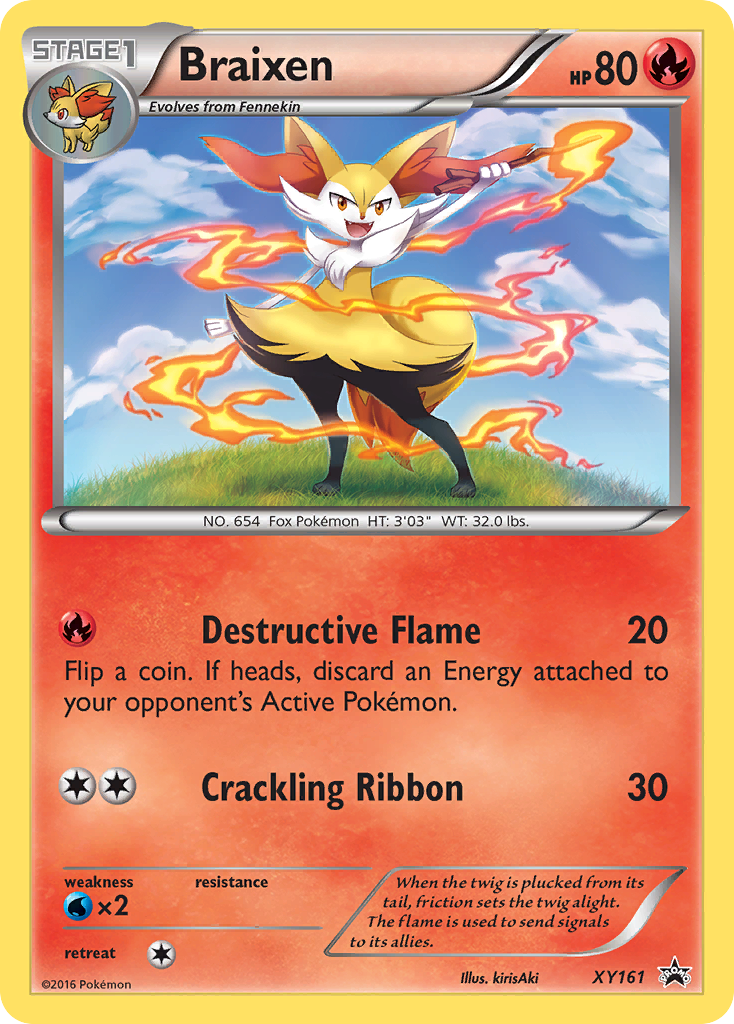 Braixen (XY161) [XY: Black Star Promos] | Tables and Towers