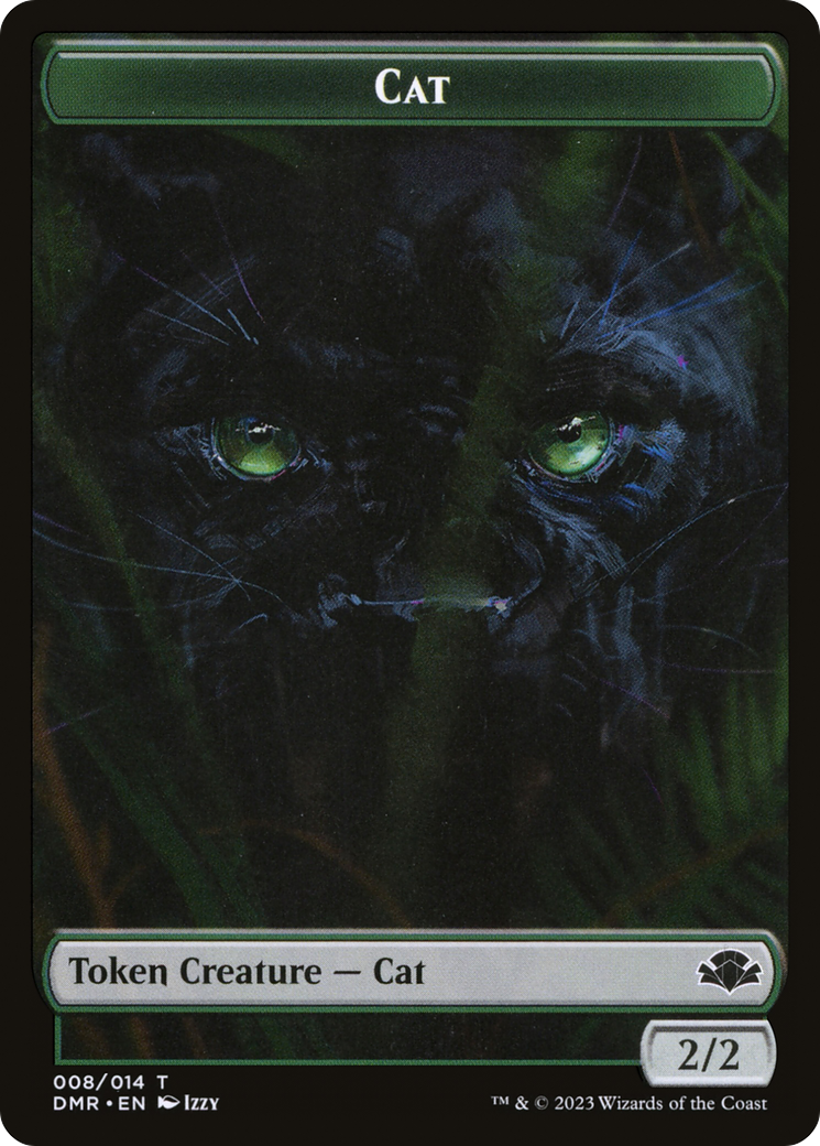 Cat Token (008) [Dominaria Remastered Tokens] | Tables and Towers