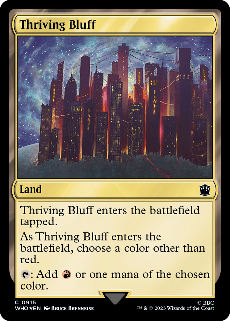 Thriving Bluff (Surge Foil) [Doctor Who] | Tables and Towers