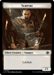 Vampire // Spirit Double-Sided Token [The Lost Caverns of Ixalan Tokens] | Tables and Towers