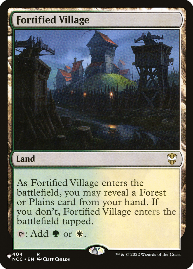 Fortified Village [The List] | Tables and Towers