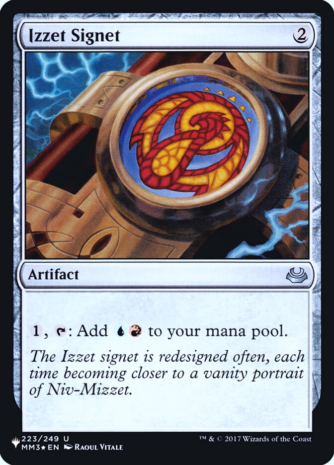 Izzet Signet [Secret Lair: Heads I Win, Tails You Lose] | Tables and Towers