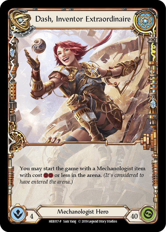 Dash, Inventor Extraordinaire [HER017-P] (Promo)  1st Edition Rainbow Foil | Tables and Towers