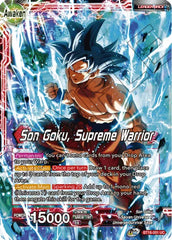 Son Goku // Son Goku, Supreme Warrior (BT16-001) [Realm of the Gods] | Tables and Towers