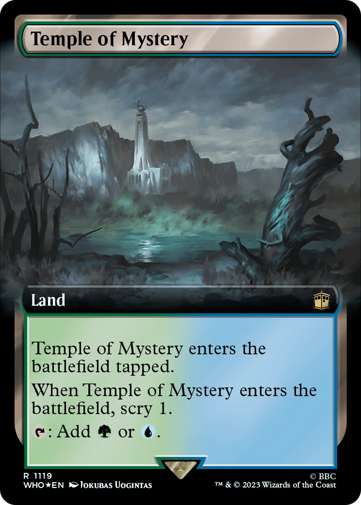 Temple of Mystery (Extended Art) (Surge Foil) [Doctor Who] | Tables and Towers