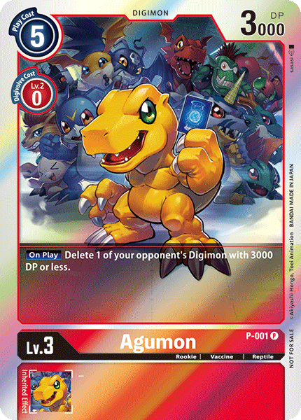 Agumon [P-001] [Promotional Cards] | Tables and Towers