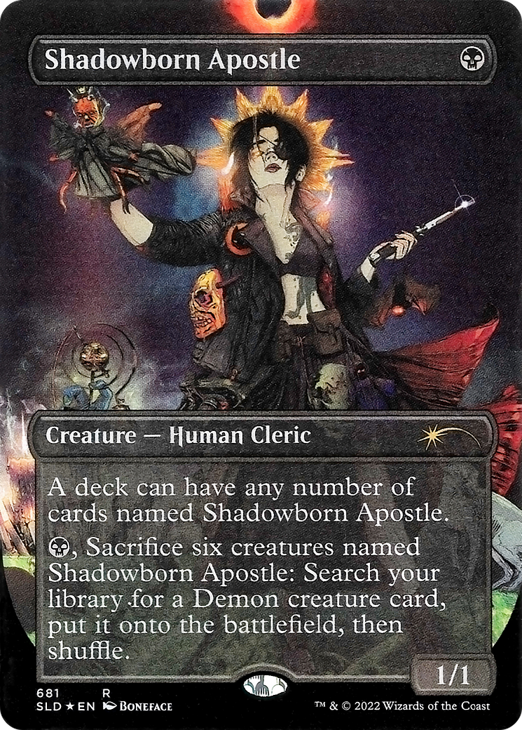 Shadowborn Apostle (681) (Borderless) [Secret Lair Drop Promos] | Tables and Towers