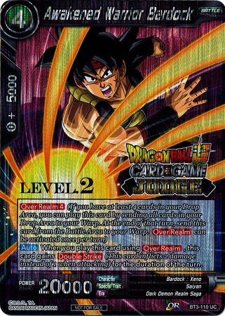 Awakened Warrior Bardock (Level 2) (BT3-110) [Judge Promotion Cards] | Tables and Towers