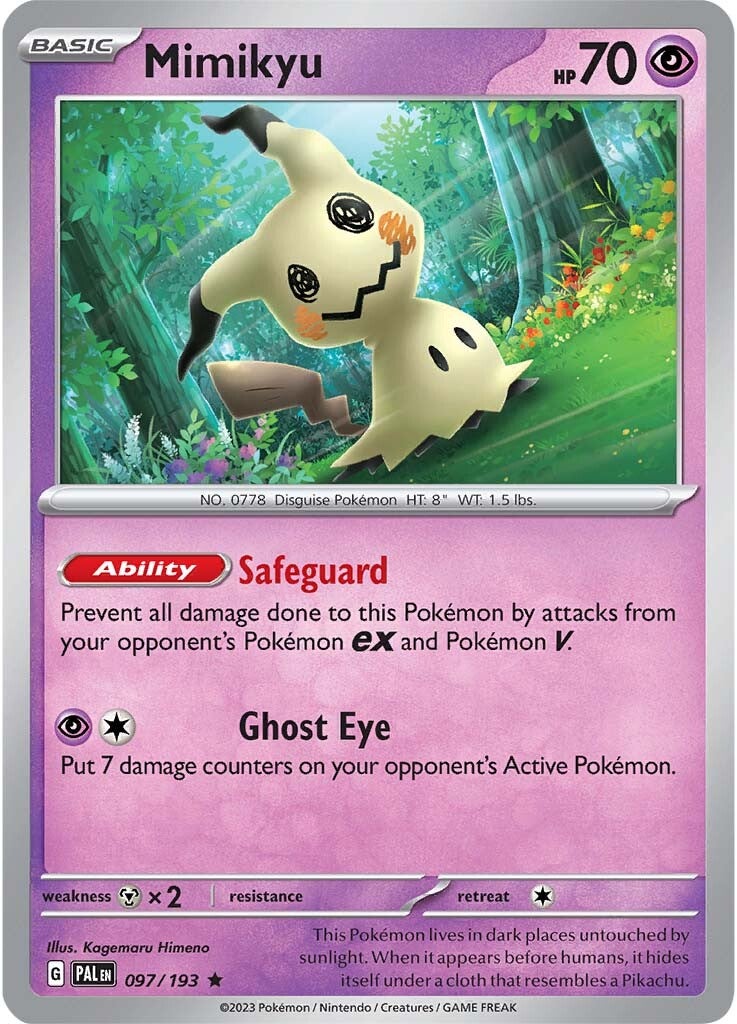 Mimikyu (097/193) [Scarlet & Violet: Paldea Evolved] | Tables and Towers