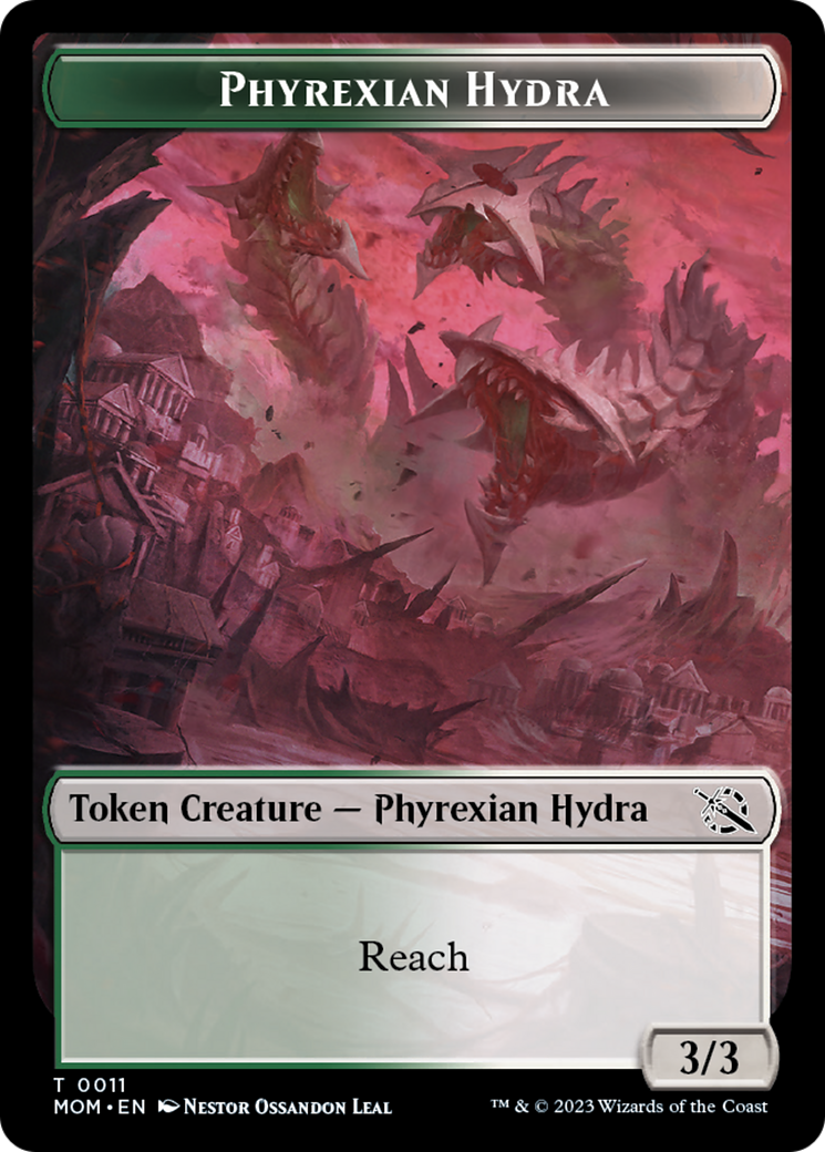 Phyrexian Hydra Token (11) [March of the Machine Tokens] | Tables and Towers