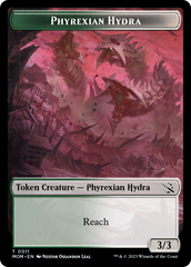 Treasure (21) // Phyrexian Hydra (11) Double-Sided Token [March of the Machine Tokens] | Tables and Towers