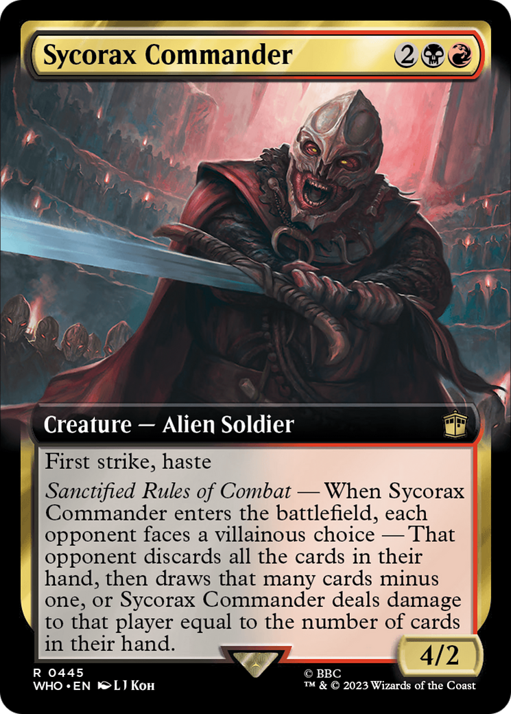 Sycorax Commander (Extended Art) [Doctor Who] | Tables and Towers