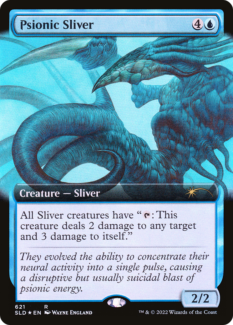 Psionic Sliver (Extended Art) [Secret Lair Drop Promos] | Tables and Towers