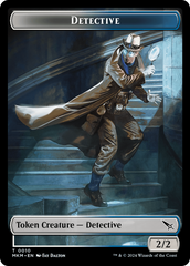 Detective // Ooze Double-Sided Token [Murders at Karlov Manor Tokens] | Tables and Towers