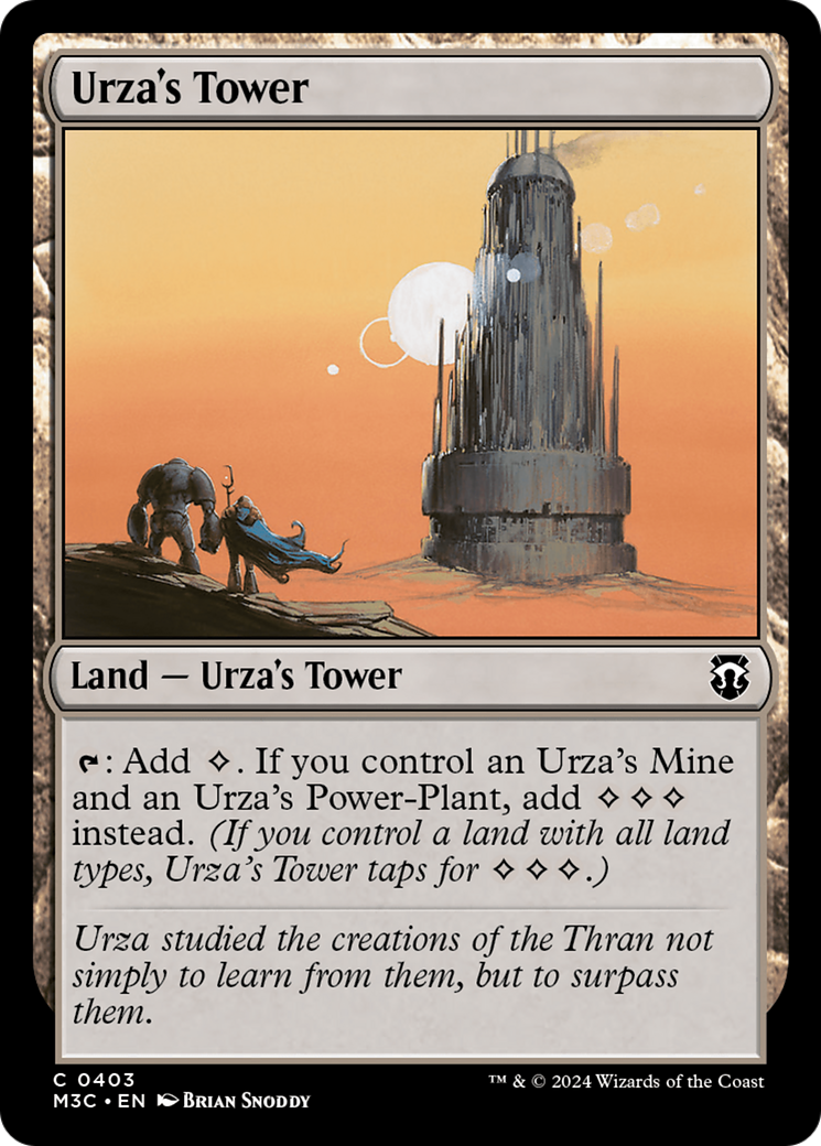 Urza's Tower (Ripple Foil) [Modern Horizons 3 Commander] | Tables and Towers