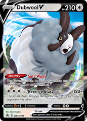 Dubwool V (SWSH049) (Jumbo Card) [Sword & Shield: Black Star Promos] | Tables and Towers