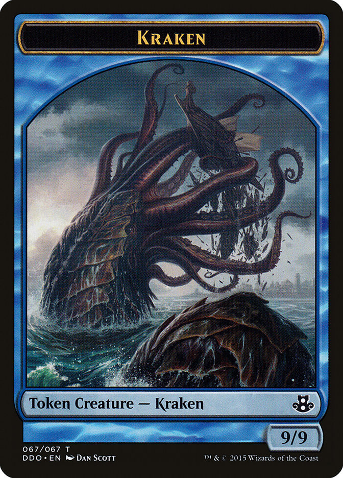 Kraken Token [Duel Decks: Elspeth vs. Kiora] | Tables and Towers