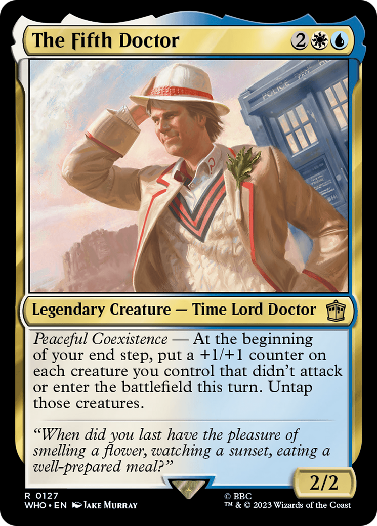 The Fifth Doctor [Doctor Who] | Tables and Towers