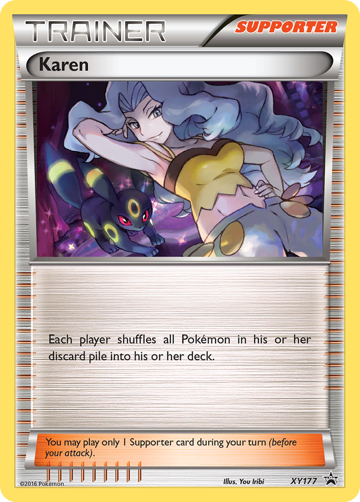 Karen (XY177) [XY: Black Star Promos] | Tables and Towers