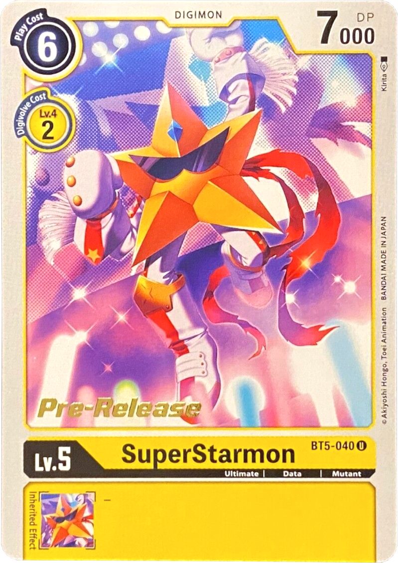 SuperStarmon [BT5-040] [Battle of Omni Pre-Release Promos] | Tables and Towers