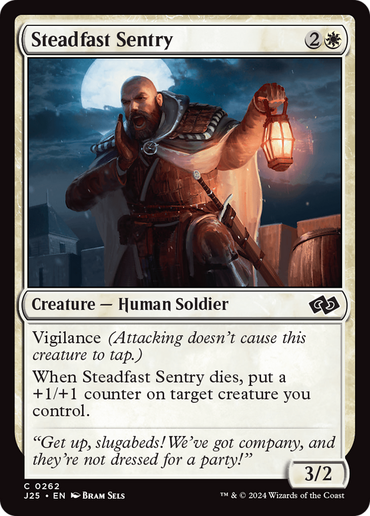 Steadfast Sentry [Foundations Jumpstart] | Tables and Towers
