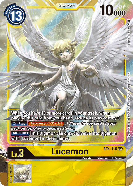 Lucemon [BT4-115] (Alternate Art) [Great Legend] | Tables and Towers