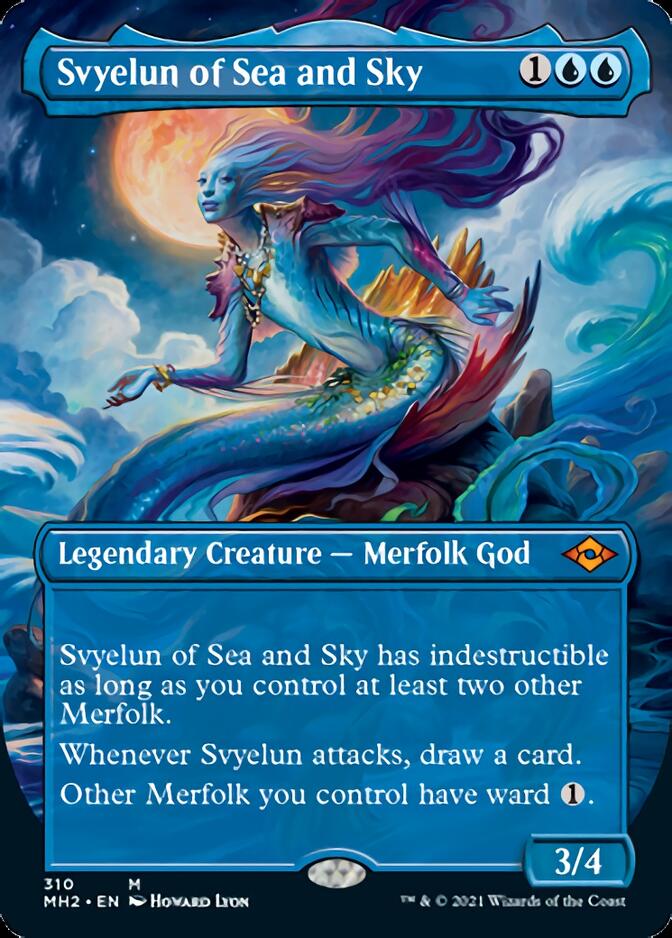 Svyelun of Sea and Sky (Borderless Alternate Art) [Modern Horizons 2] | Tables and Towers