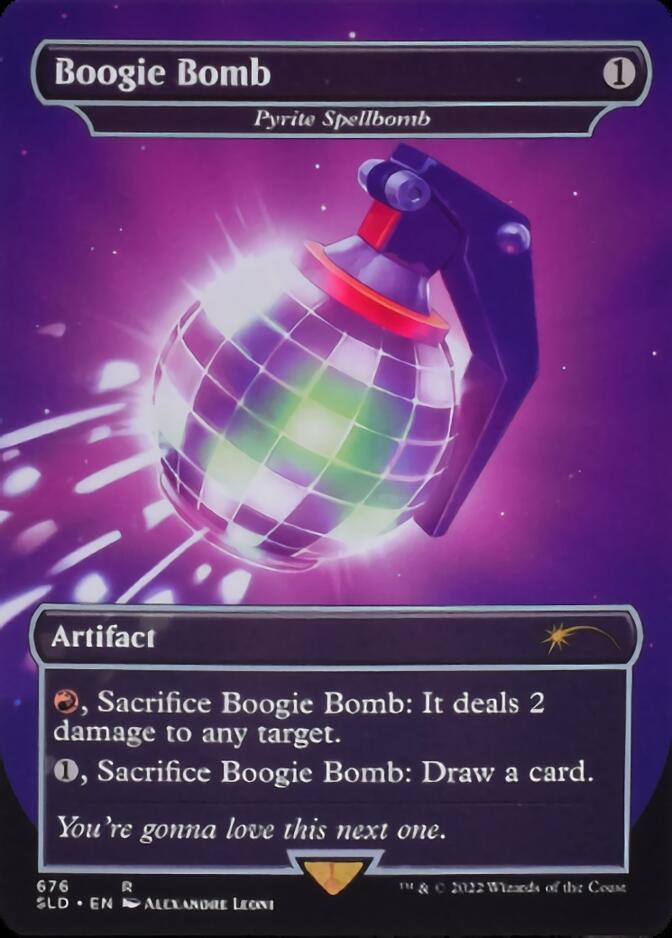 Pyrite Spellbomb - Boogie Bomb (Borderless) [Secret Lair Drop Promos] | Tables and Towers