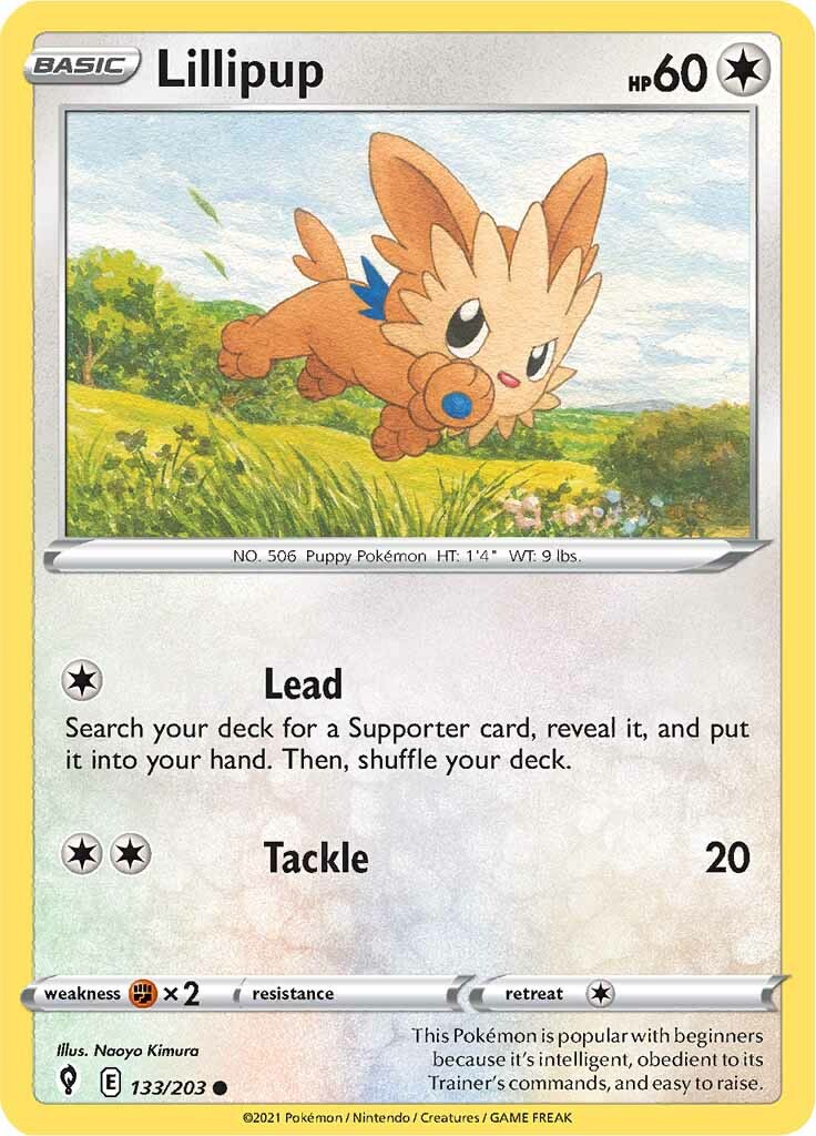 Lillipup (133/203) [Sword & Shield: Evolving Skies] | Tables and Towers