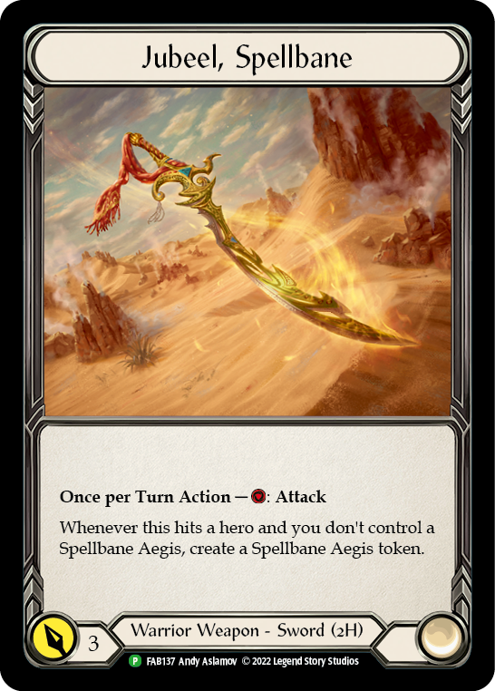 Jubeel, Spellbane [FAB137] (Promo)  Cold Foil | Tables and Towers