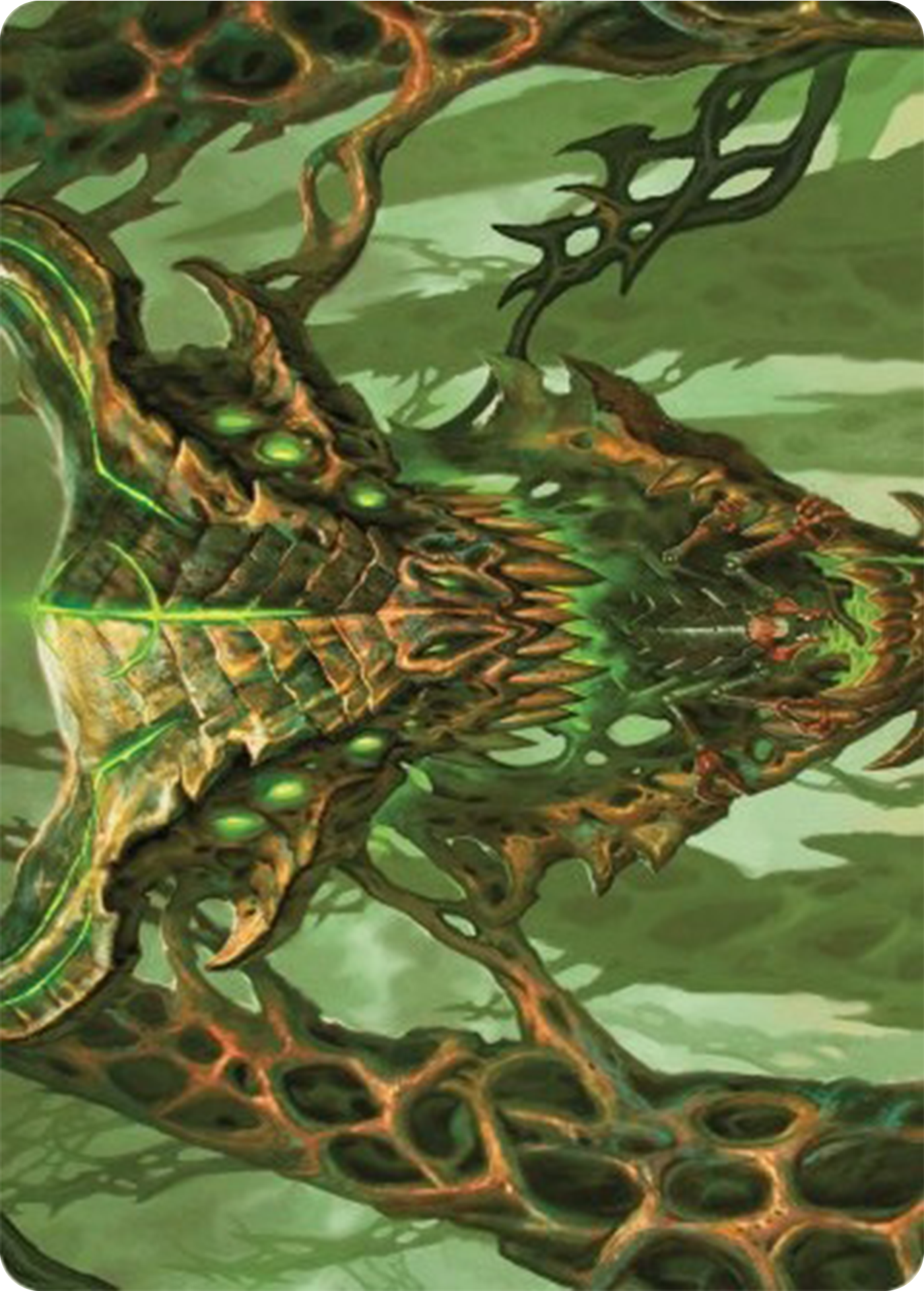 Colossal Dreadmask Art Card [Modern Horizons 3 Art Series] | Tables and Towers