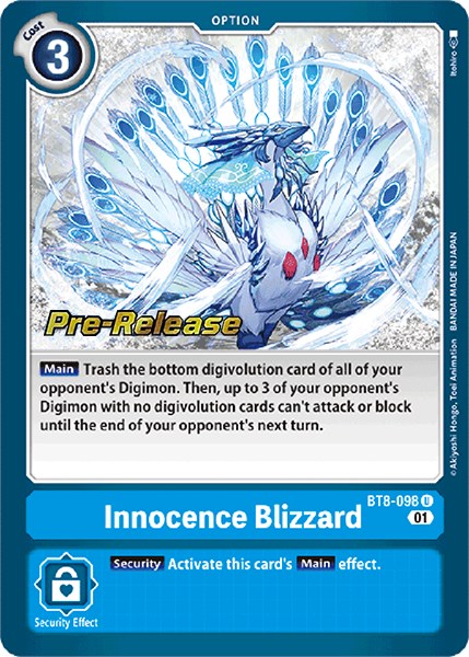 Innocence Blizzard [BT8-098] [New Awakening Pre-Release Cards] | Tables and Towers