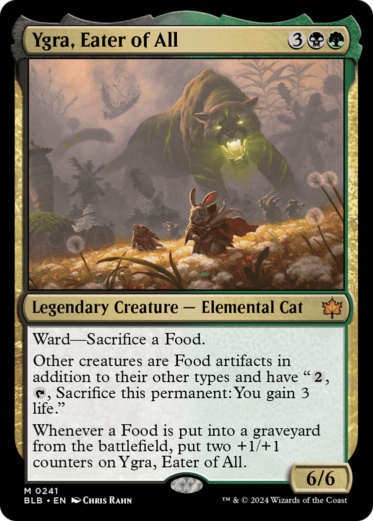 Ygra, Eater of All [Bloomburrow] | Tables and Towers