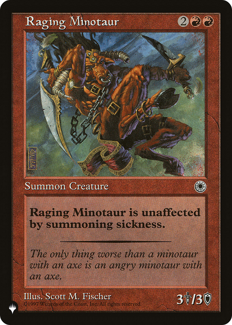 Raging Minotaur [The List Reprints] | Tables and Towers