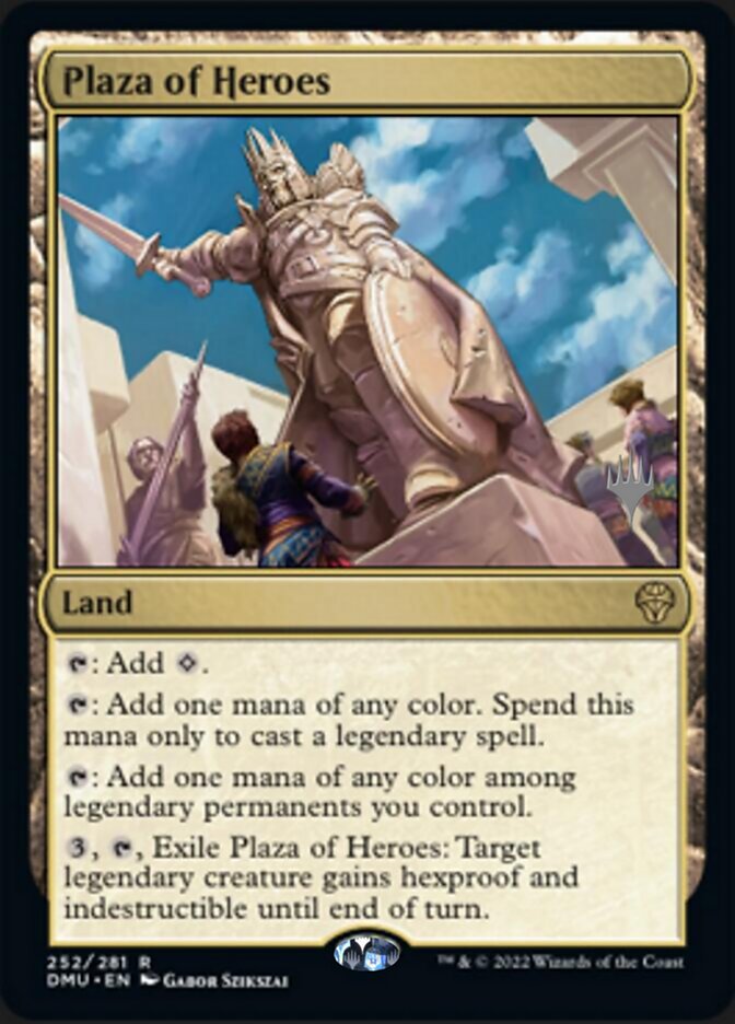 Plaza of Heroes (Promo Pack) [Dominaria United Promos] | Tables and Towers