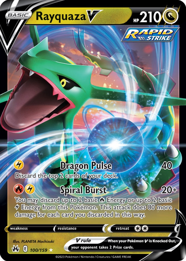 Rayquaza V 100/159 (Jumbo Card) [Sword & Shield: Evolving Skies] | Tables and Towers