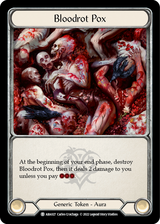 Bloodrot Pox [ARA027] (Outsiders Arakni Blitz Deck) | Tables and Towers