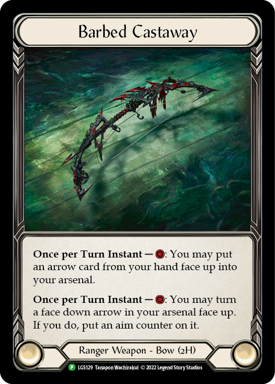 Barbed Castaway [LGS129] (Promo)  Cold Foil | Tables and Towers