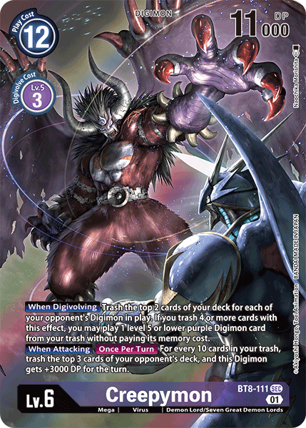 Creepymon [BT8-111] (Alternate Art) [New Awakening] | Tables and Towers