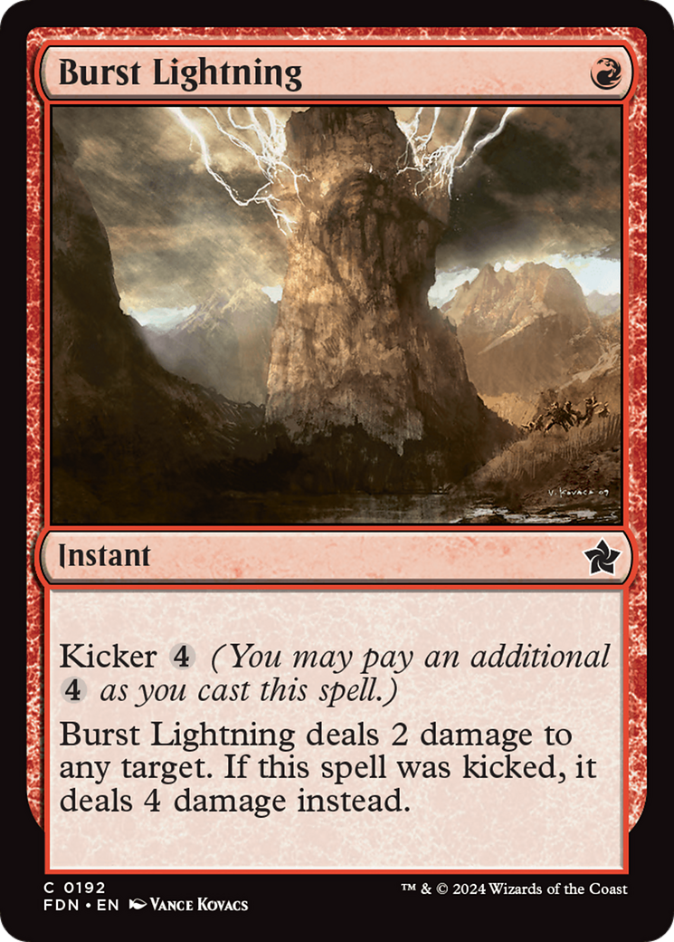 Burst Lightning [Foundations] | Tables and Towers