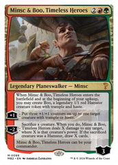 Minsc & Boo, Timeless Heroes (White Border) [Mystery Booster 2] | Tables and Towers